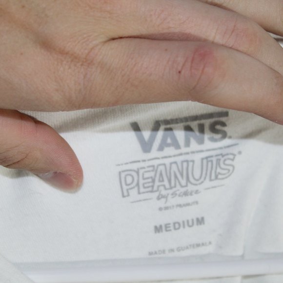 Vans Peanuts White Short Sleeve Teeshirt - Picture 3 of 4